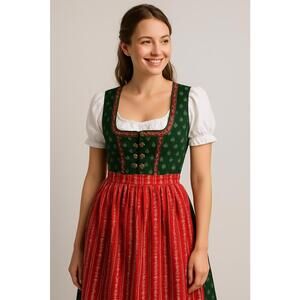 Marjo Traditional Dirndl Dress - Size 10